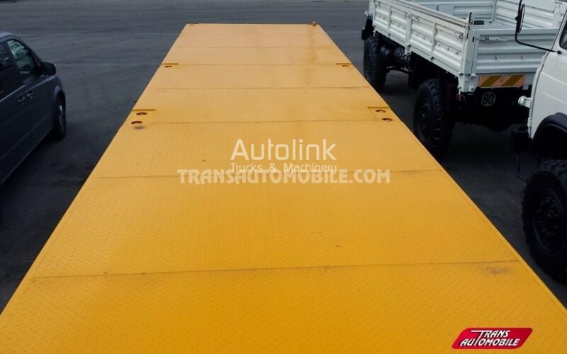 Sinotruk flatbed semi-trailer porte container 1 x 40 ft / 2 x 20ft