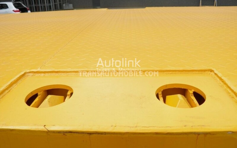 Sinotruk flatbed semi-trailer porte container 1 x 40 ft / 2 x 20ft