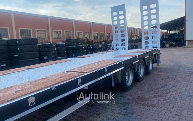 Alim  porte-engins/machinery trailer 3 essieux/3 axles 60 tons