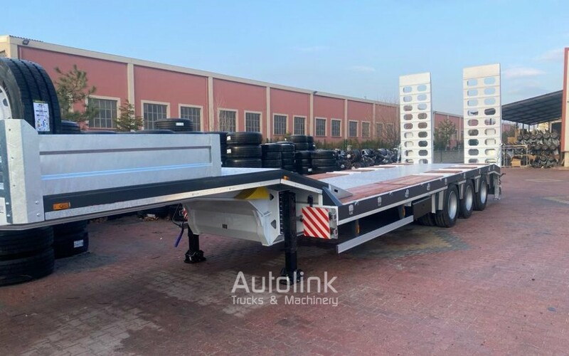 Alim  porte-engins/machinery trailer 3 essieux/3 axles 60 tons