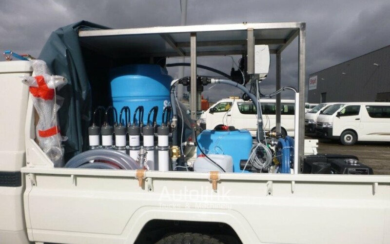 Clean water mobile 2.000 liters/hour diesel blanc